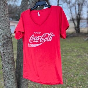 Coca-Cola T-shirt with rhinestone